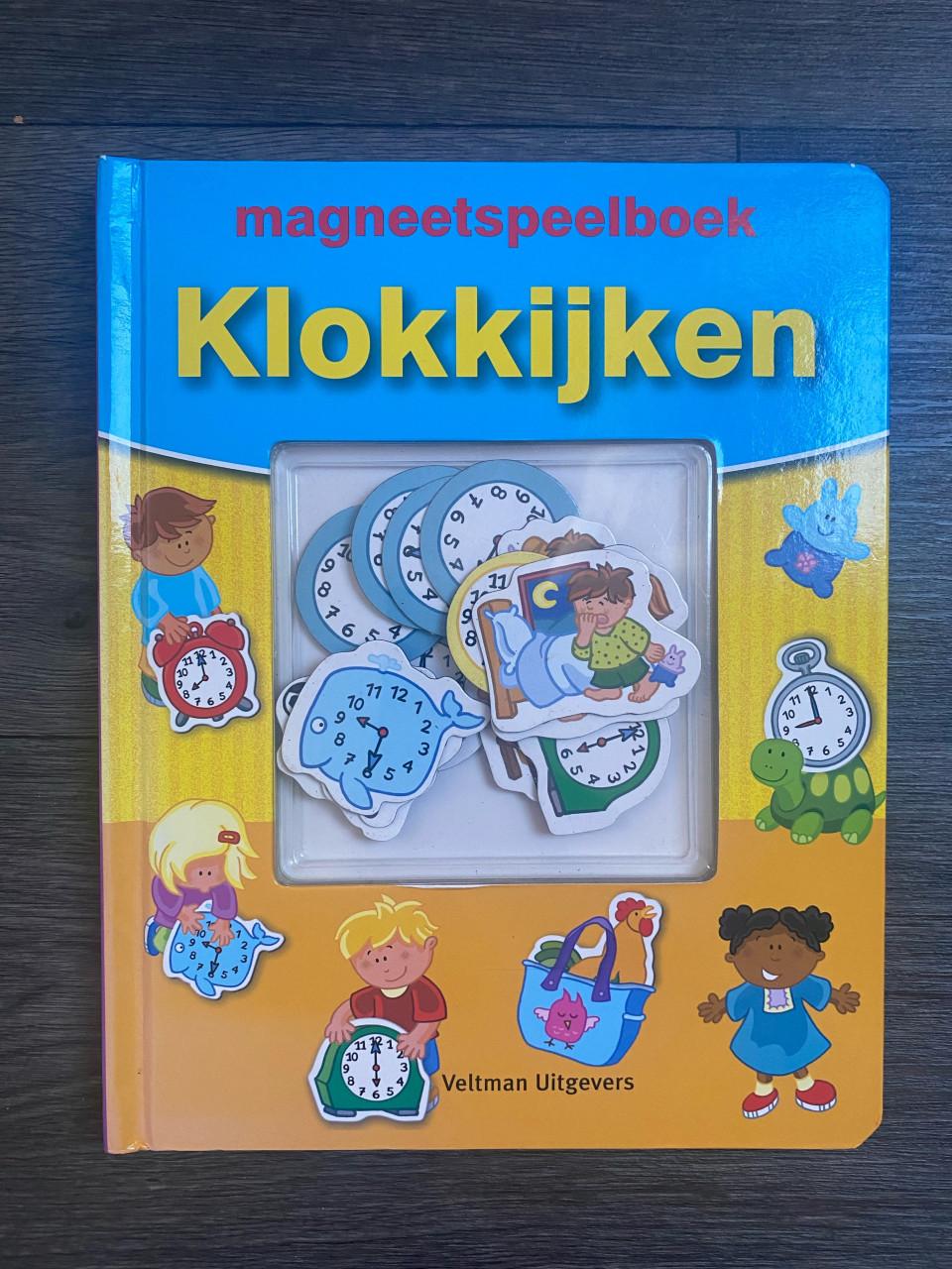 Magneet speelboek klokkijken