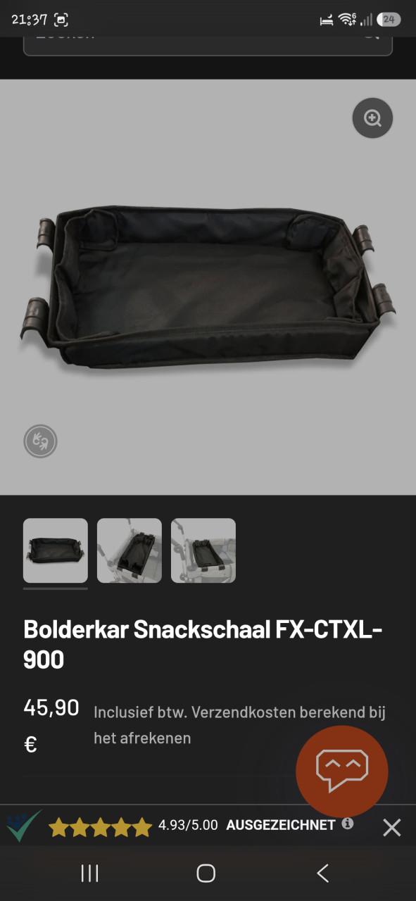 4 zits bolderwagen
