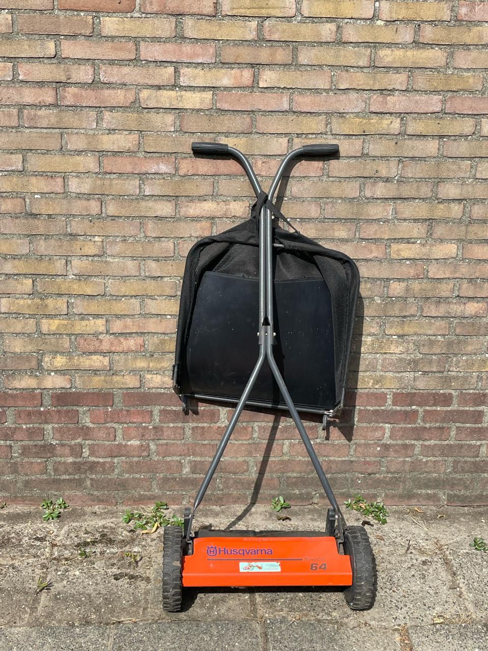 Grasmaaier husqvarna met opvangbak