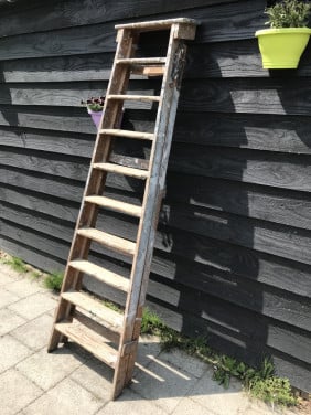 Ladder schilderstrap decoratie