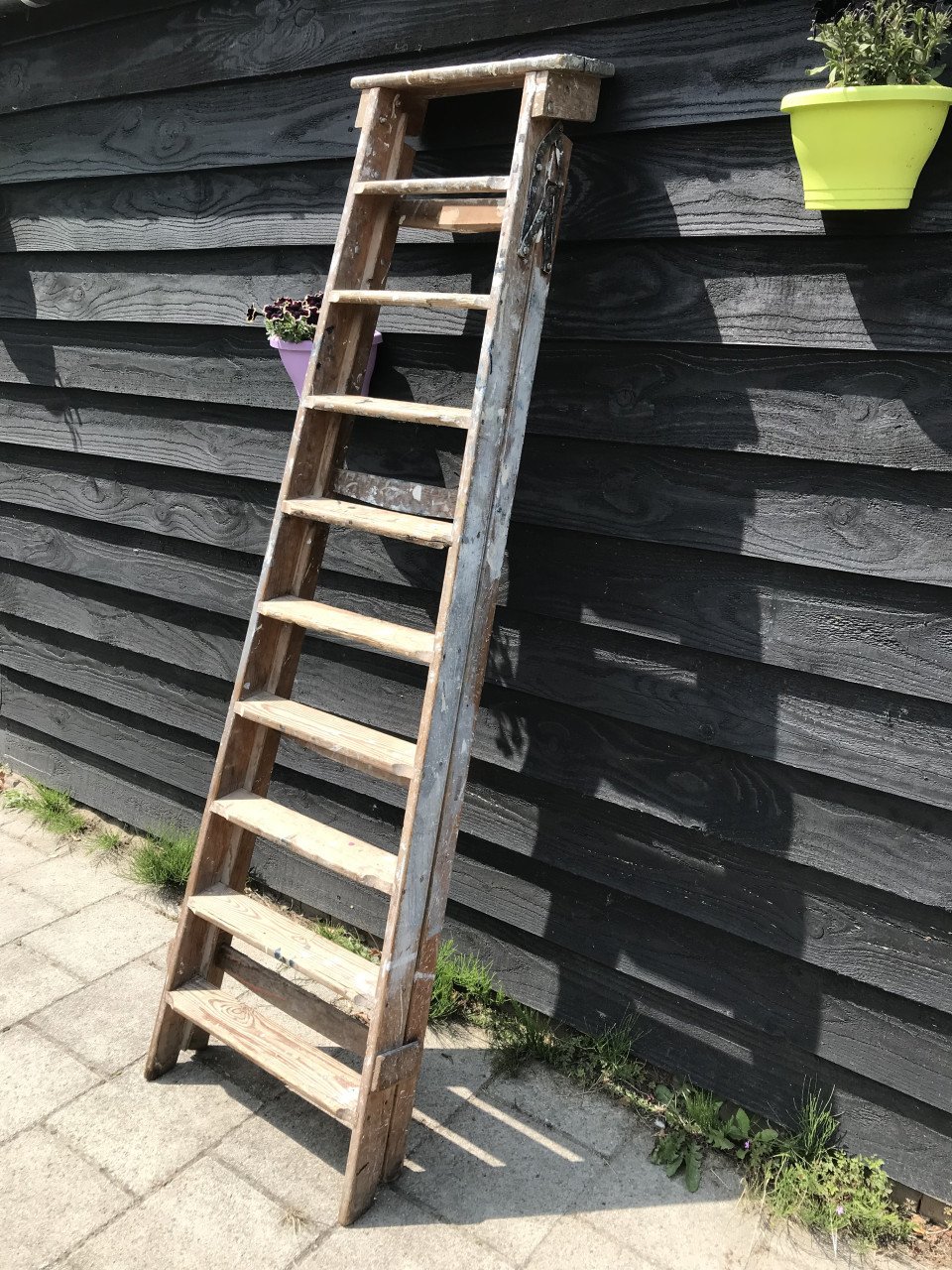 Ladder schilderstrap decoratie
