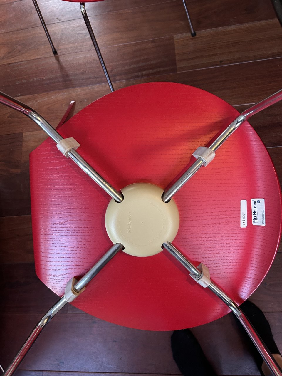 4 vlinderstoelen Fritz hansen