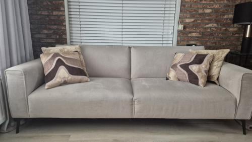 Beige bank (zachte stof)