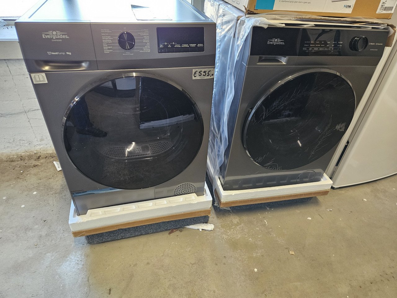 Wasmachine Inox kleur