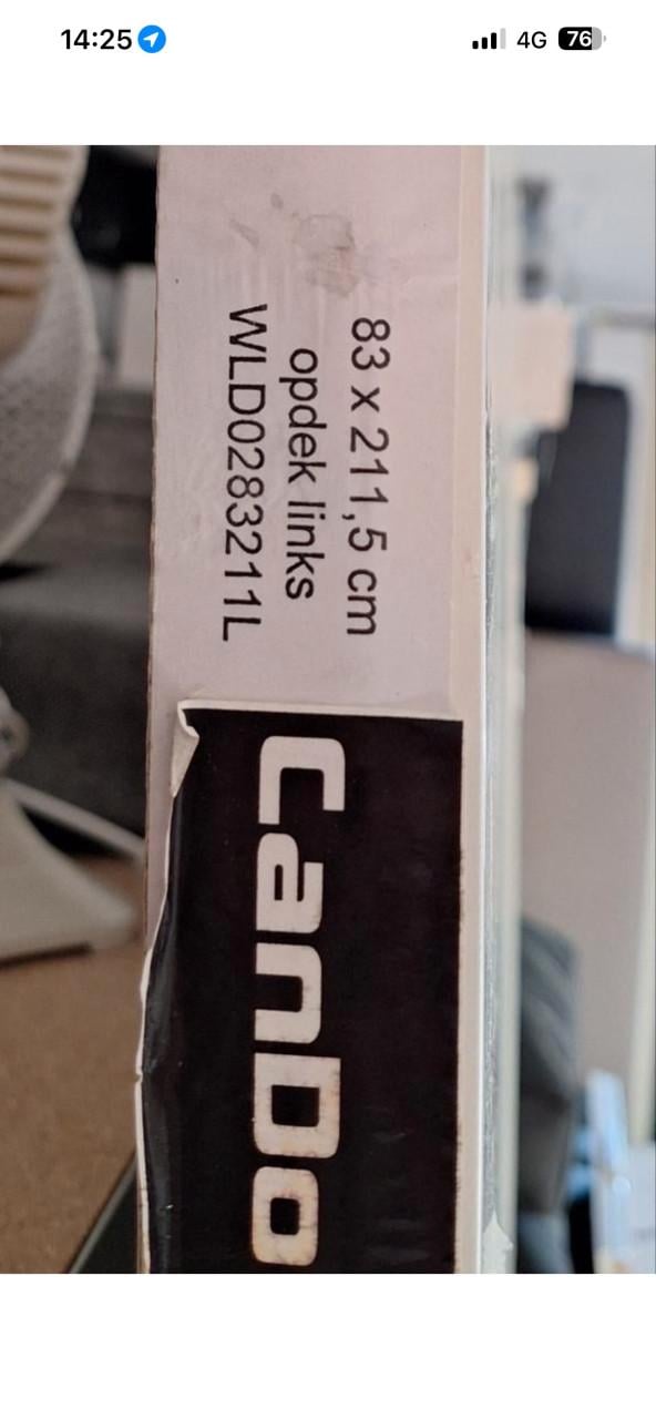 Nieuwe cando Bristol opdek deur linksdraaiend!