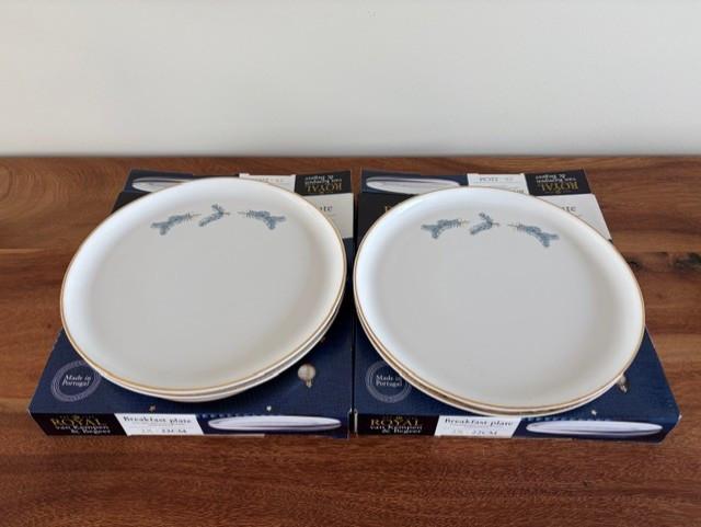 Royal van Kempen & Begeer | ontbijtborden | 8 stuks