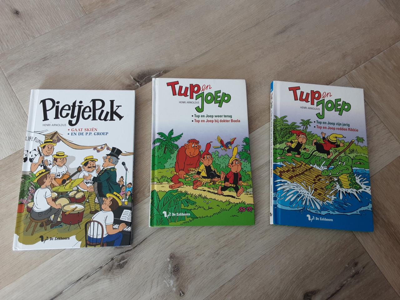 3 nieuwe boeken Tup en Joep en Pietje puk samen voor 7,50