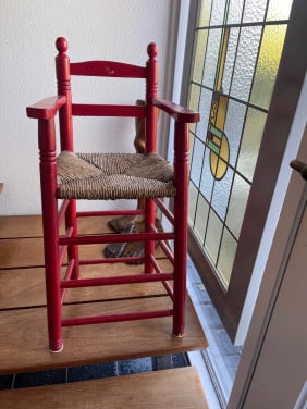 Hoge kinderstoel