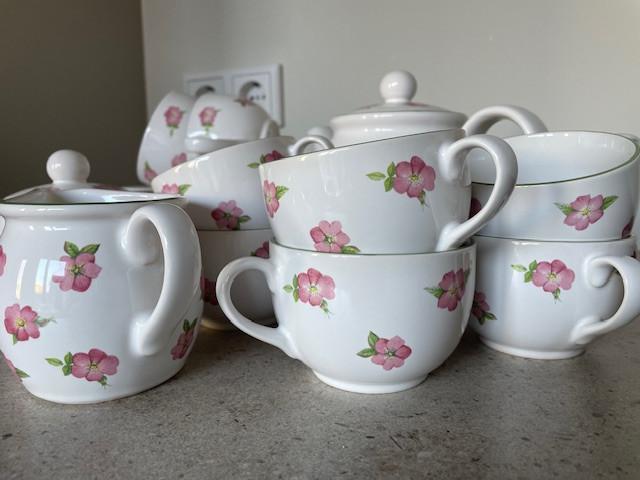 Theeservies Duinroosje