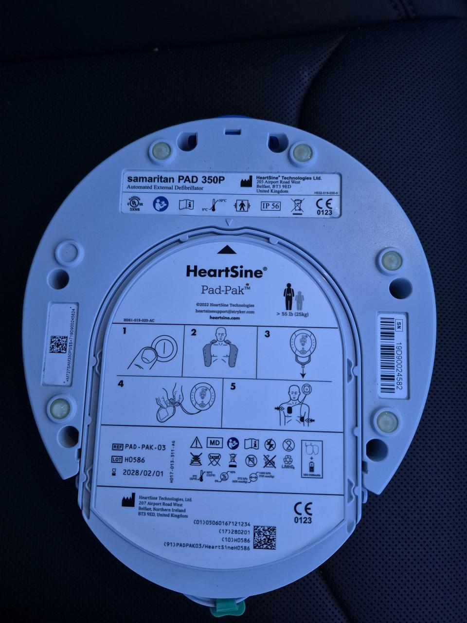 - AED -  HeartSine Samaritan PAD 350P