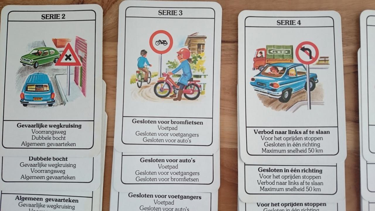 Papita verkeerskwartet 879 uit 1980