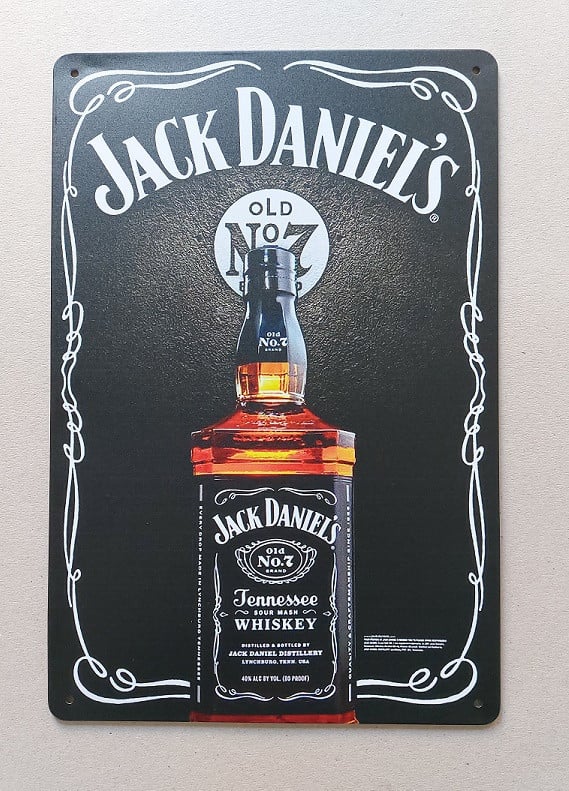 Drank Metalen Borden   NIEUW