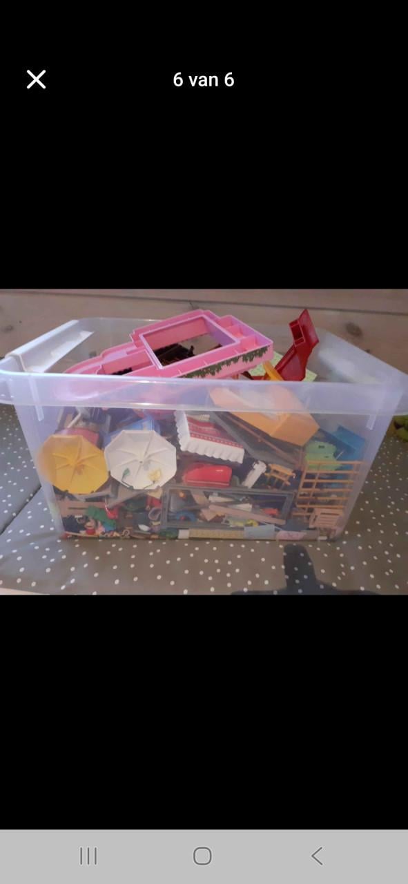 Playmobil,  boot, hotel, 2 dozen los, niet compleet!