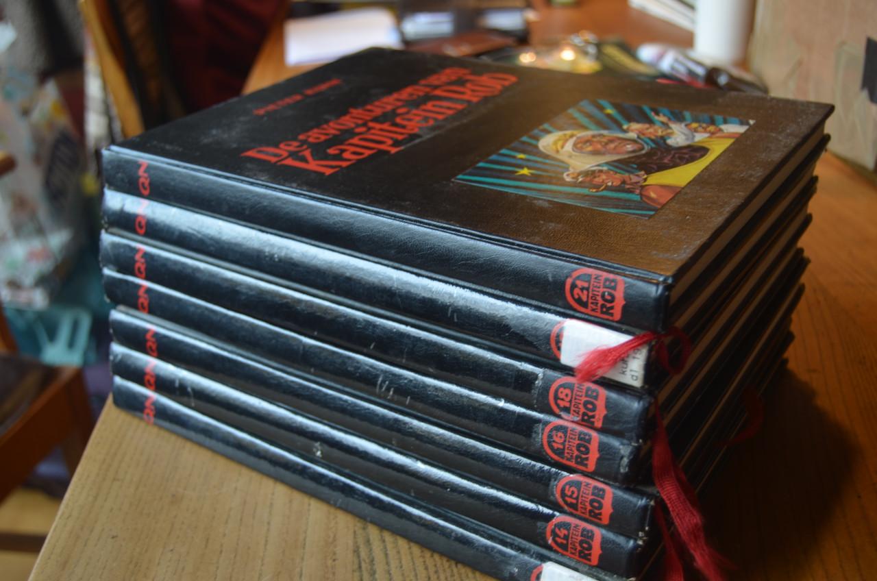 6 Delen Kapitein Rob, mindere staat.