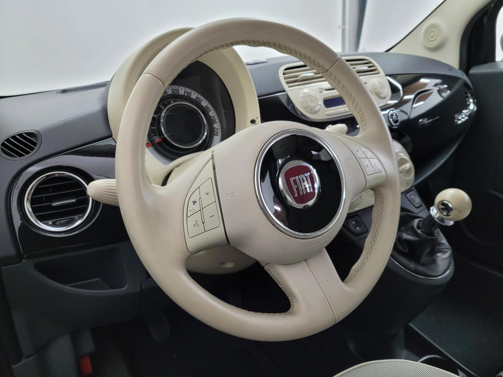 Fiat 500 C 0,9 lounge | cabrio | parkeersensor | half-leder | airco | deale