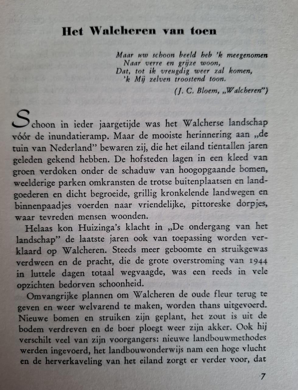 Oud Walcheren. Van mensen en dingen uit grootvaders tijd. Door J. Vader