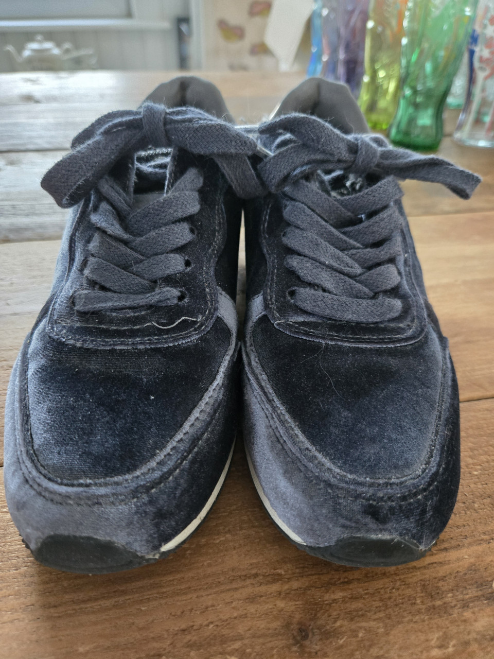 Blauwe dames sneakers Mustang maat 36