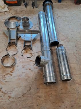 Geisoleerd rookgasafvoer