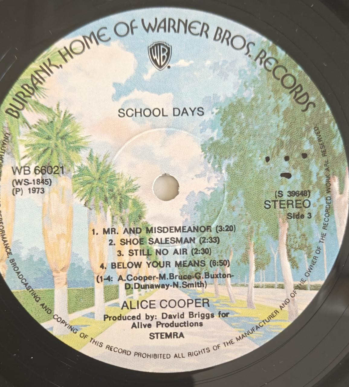 Te Koop LP Alice Cooper - School Days