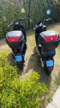 Twee electrische scooters IVA E-go S3 en S5