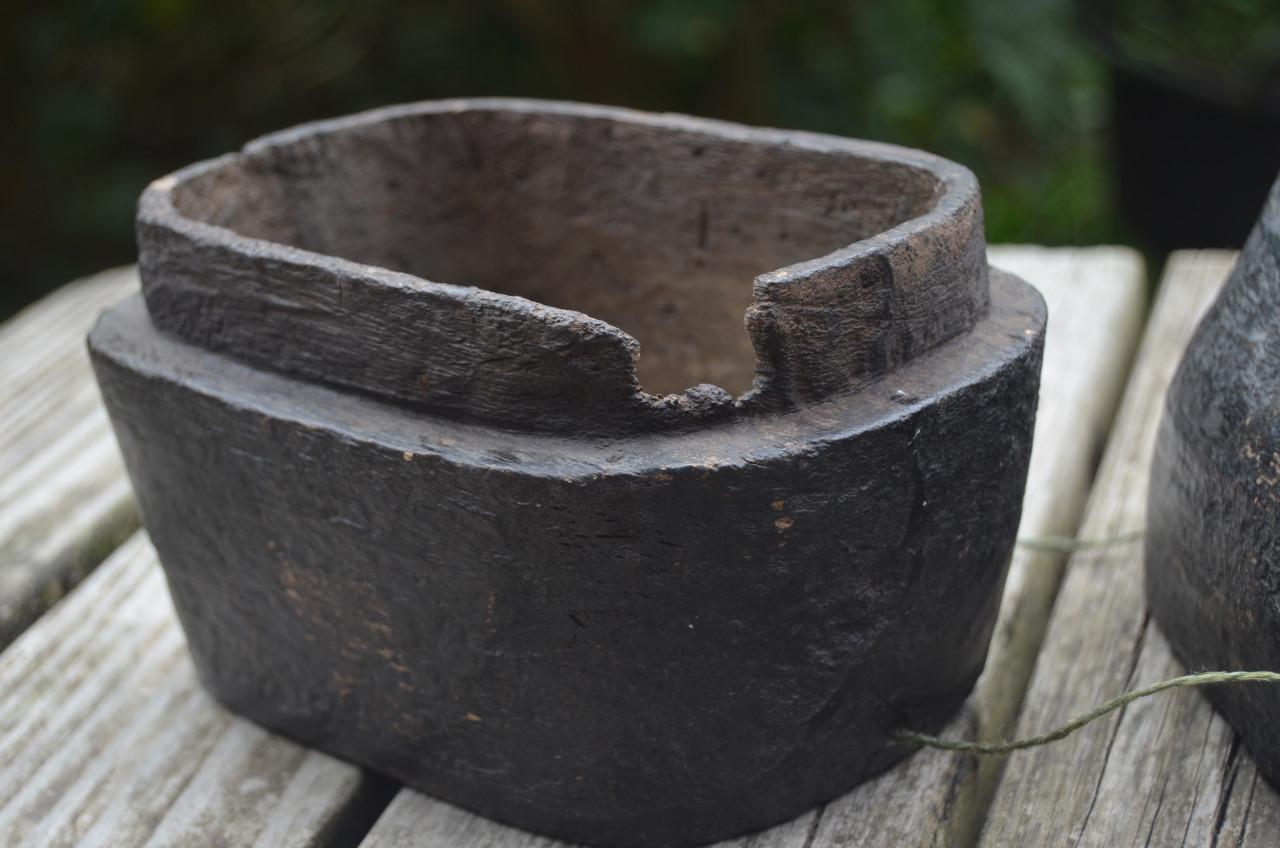 Houten tas Igorot volk Filipijnen ca. 1900