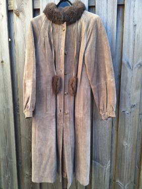 Dames jas suede (leer)