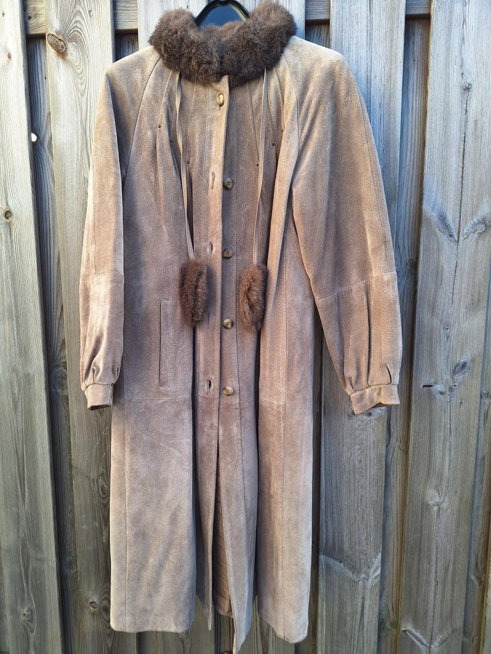 Dames jas suede (leer)