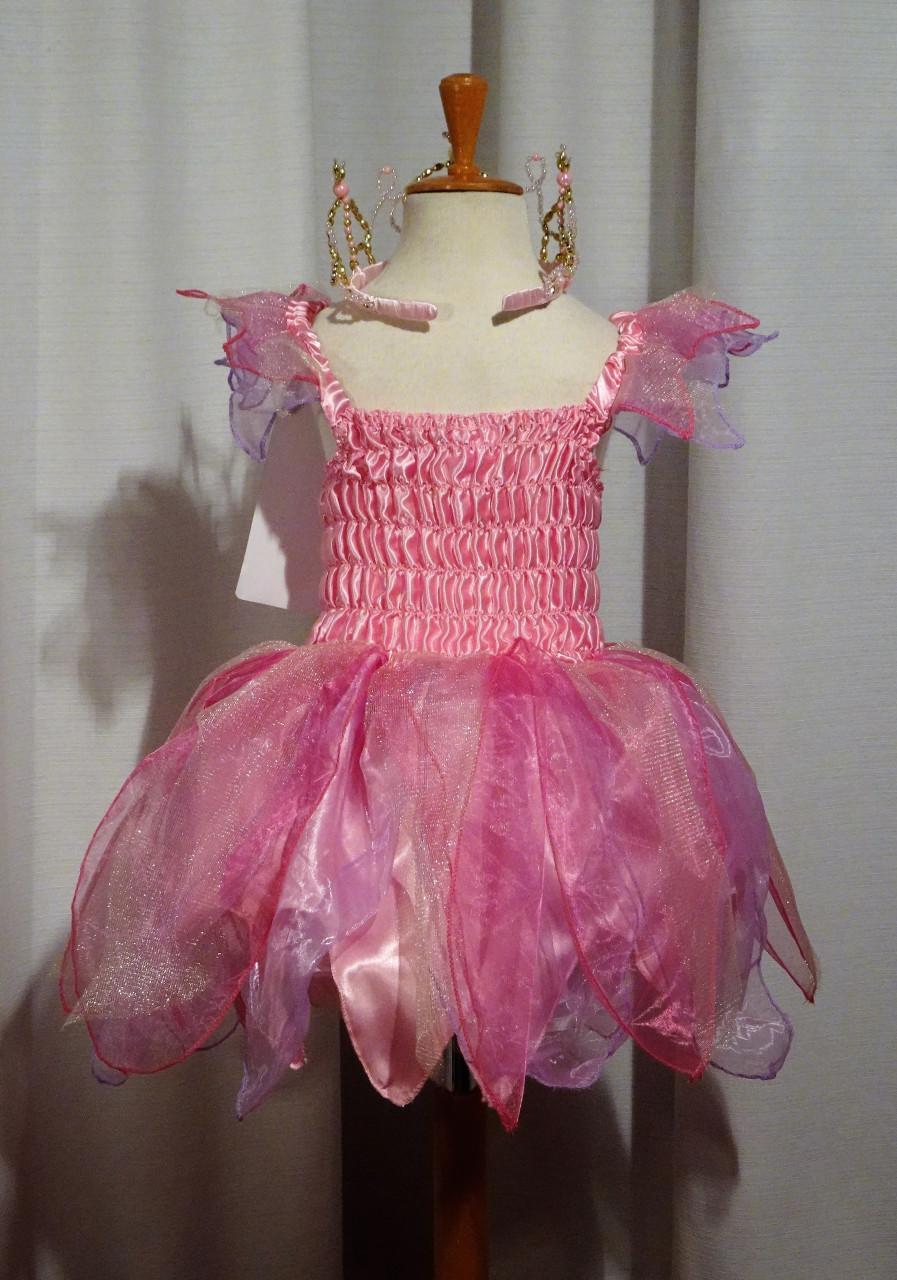 Nieuw ! Maat 98 Mooie Roze Prinsessenjurk