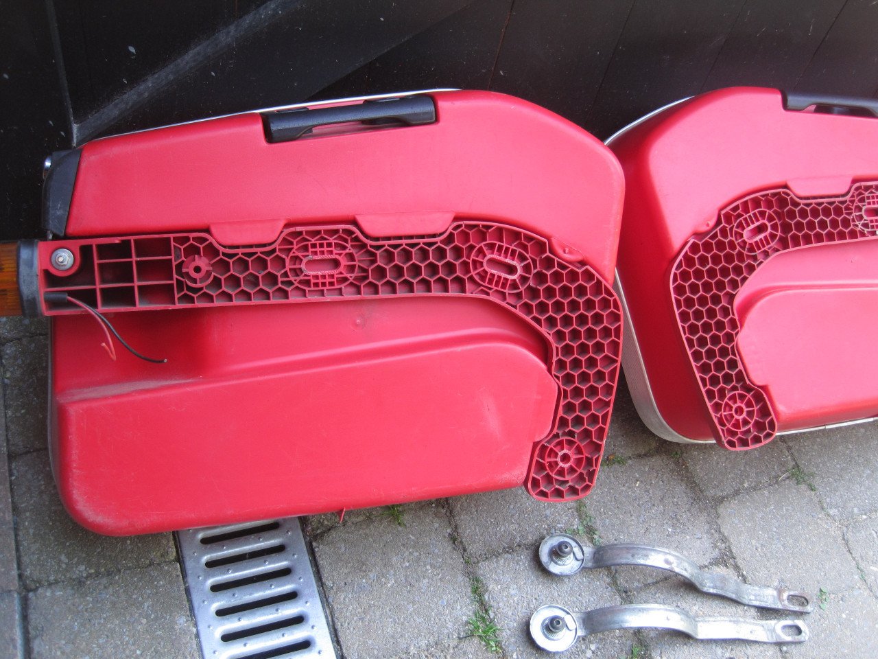 Motorkoffers Krauser rood