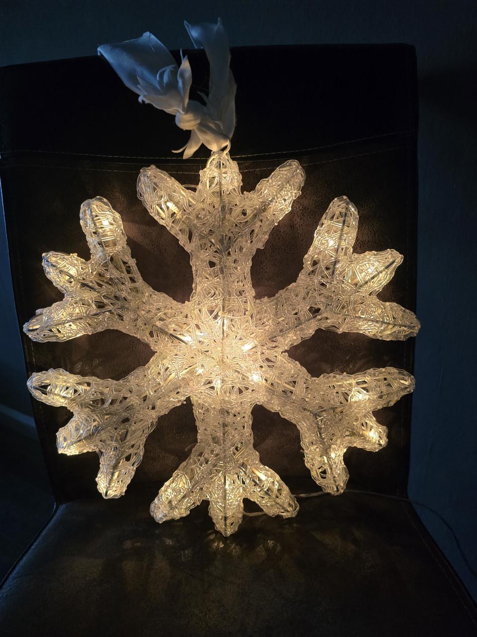 Kerstster met verlichting