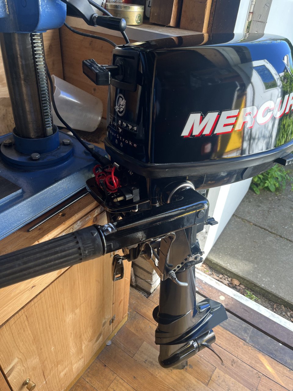 Nieuwe Rubberboot plus Mercury 5 pk