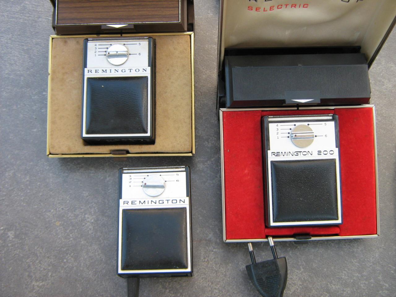 Retro/vintage elektrische scheerapparaten