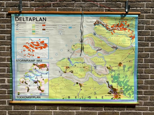 Wandplaat “Deltaplan”