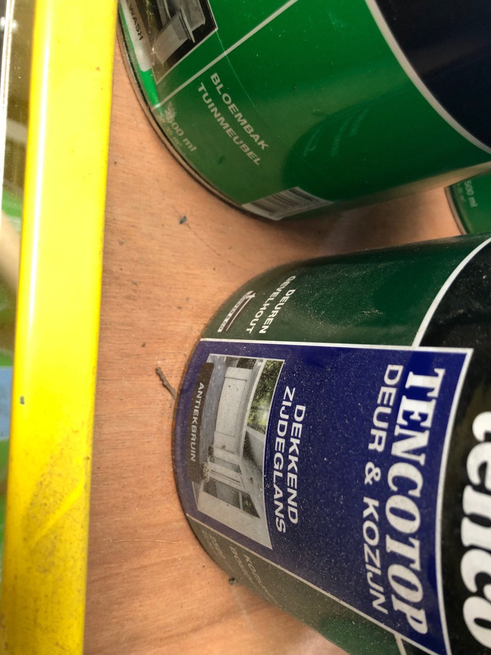 Tenco (steigerhout) beits 2.5 ltr blik 10 euro koffie gratis