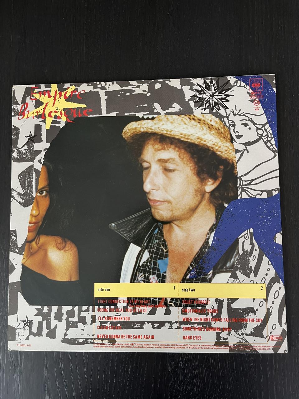 LP Bob Dylan, titel "Empire Burlesque"