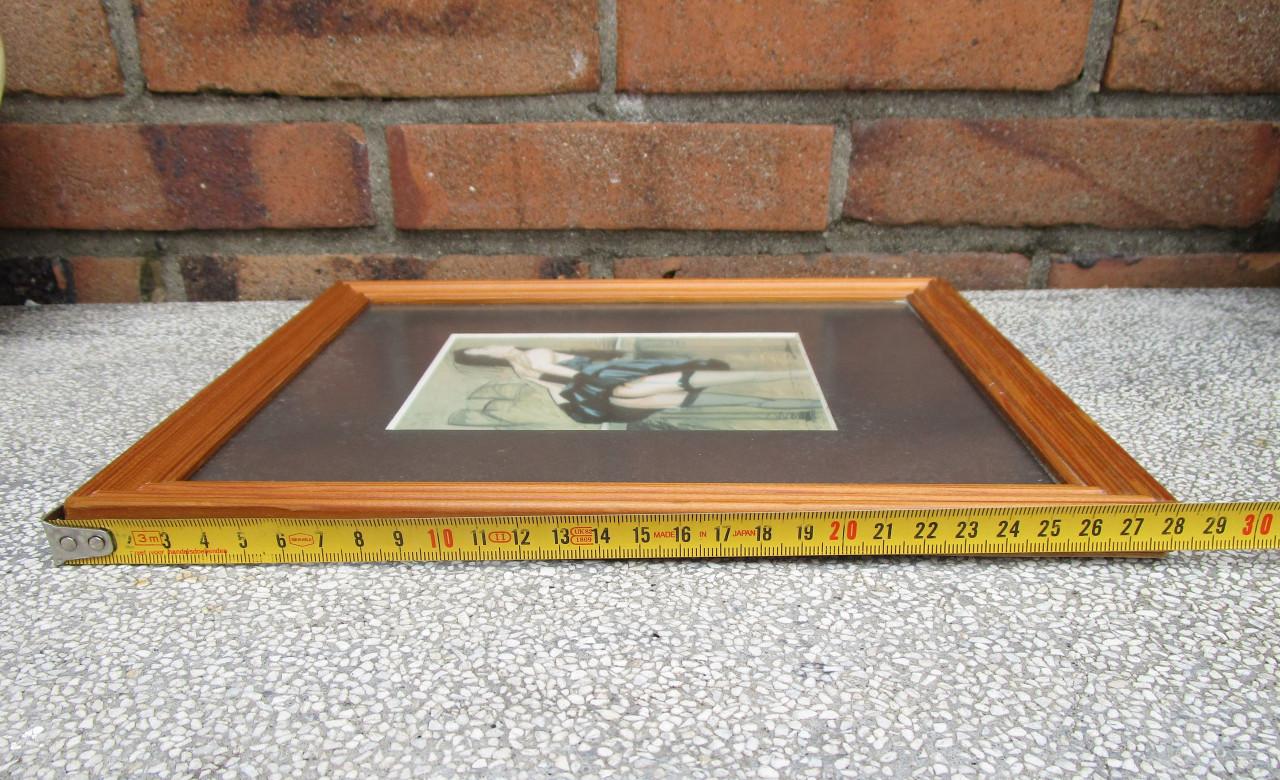 Ingelijste tekening van een vrouw