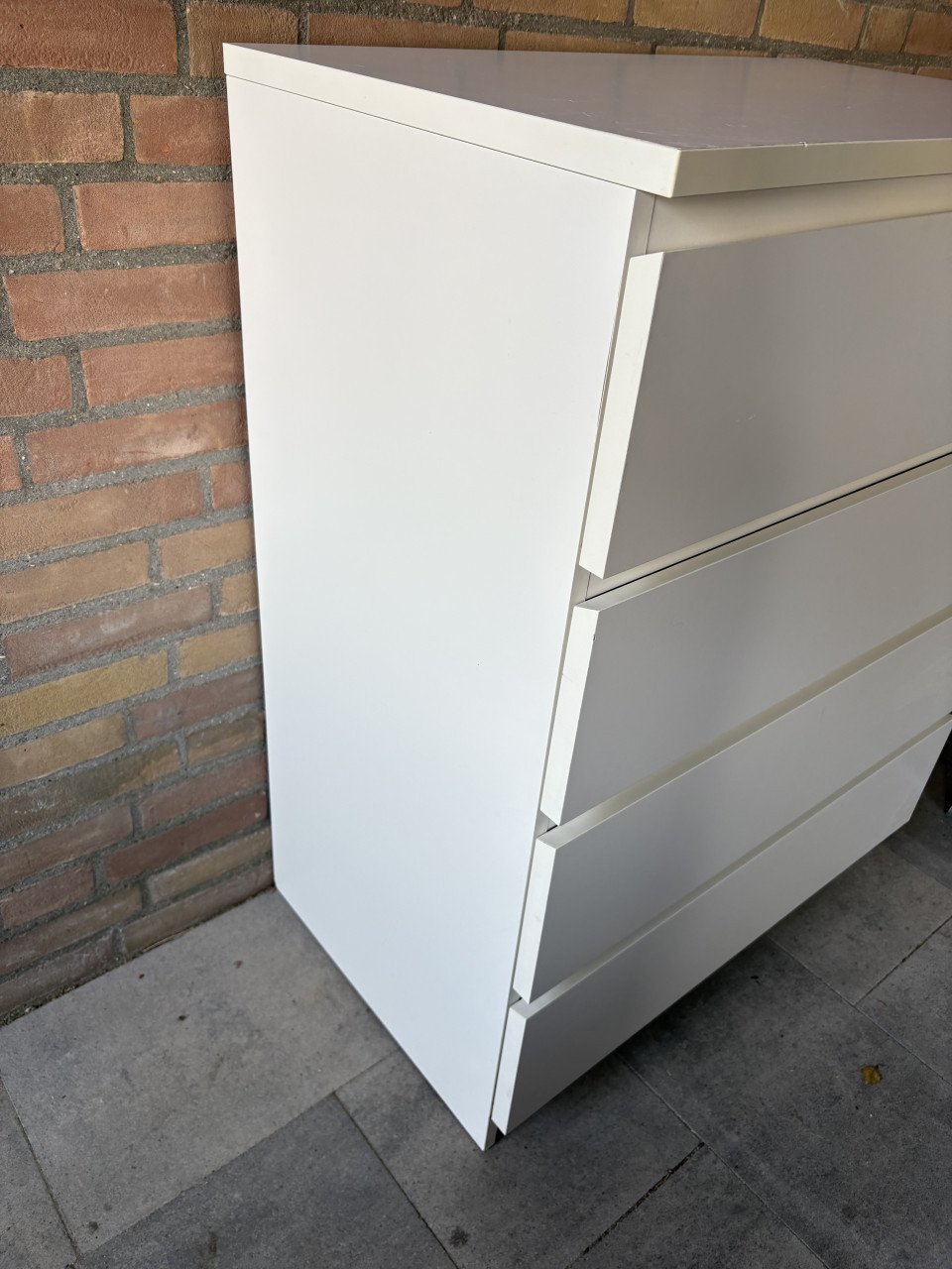 IKEA MALM ladekast 4 lades wit