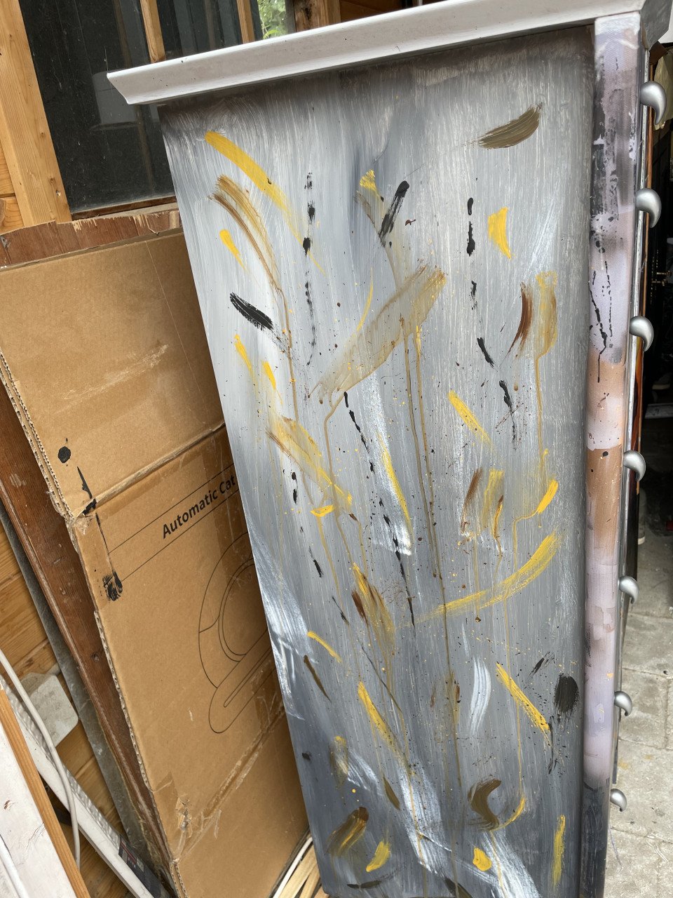 Unieke Ladekast met wolf design