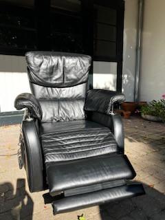 Fitform luxe leren relaxfauteuil
