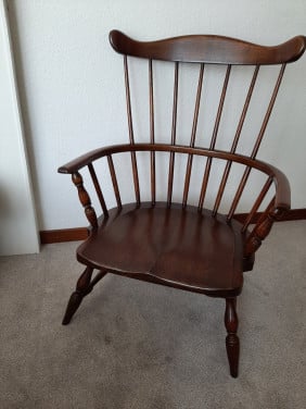 2 antieke Windsor fauteuils