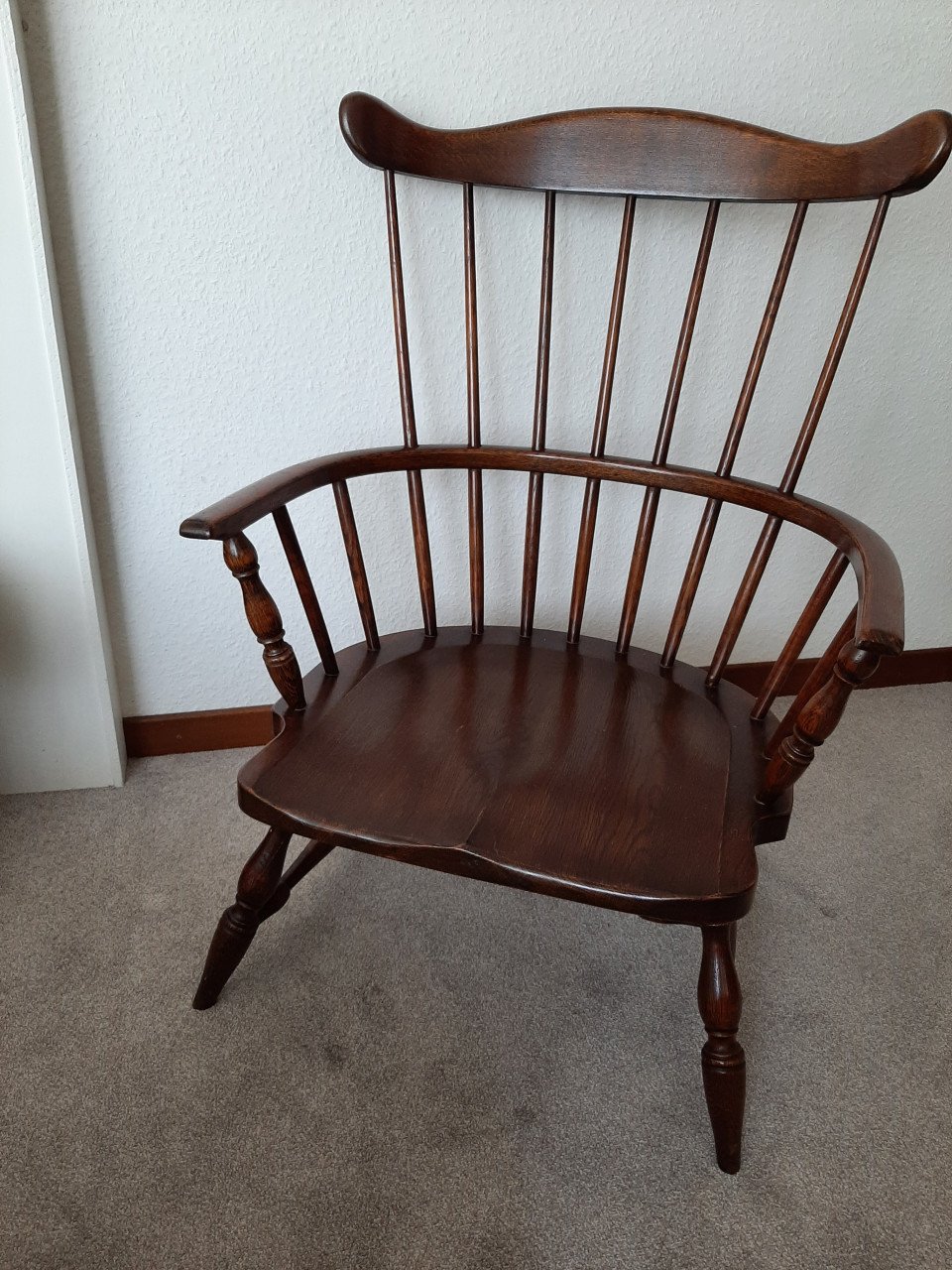 2 antieke Windsor fauteuils