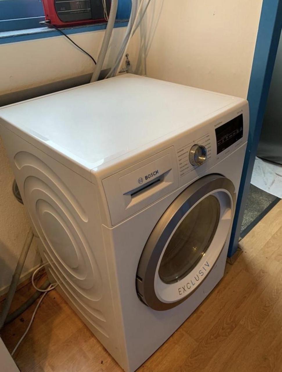 Bosch Exclusiv Serie 6 Wasmachine 9 kg. 1400 rpm als nieuw