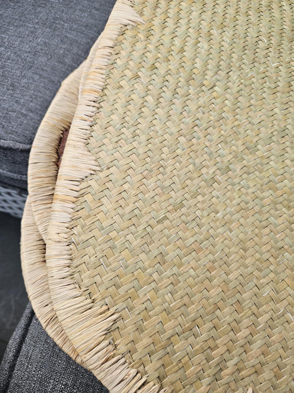 Set van 6 handgemaakte placemats van natuurlijke materialen