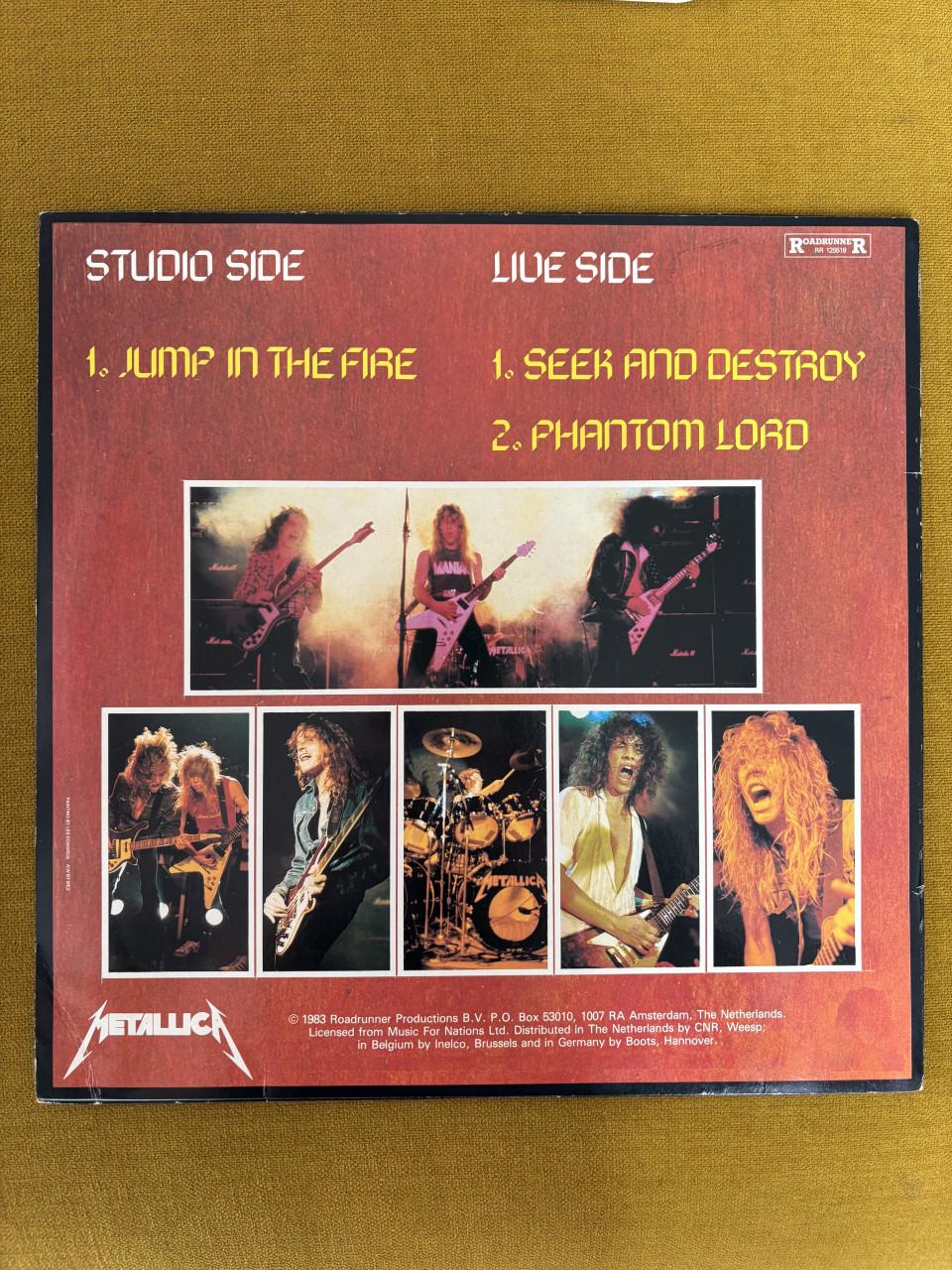 Metallica – Jump In The Fire (12" Vinyl EP)