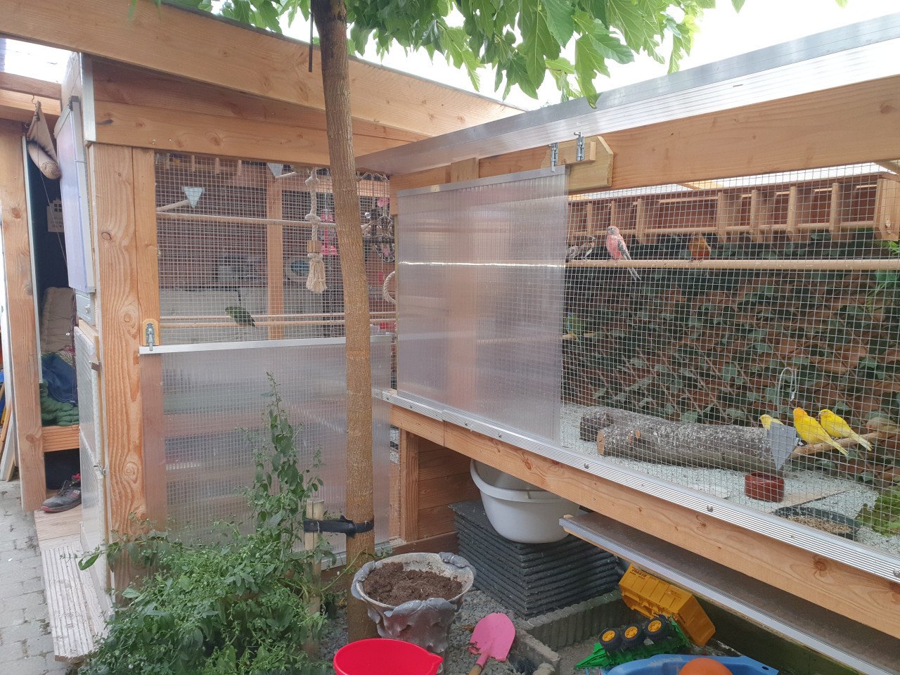 Houten overkappingen