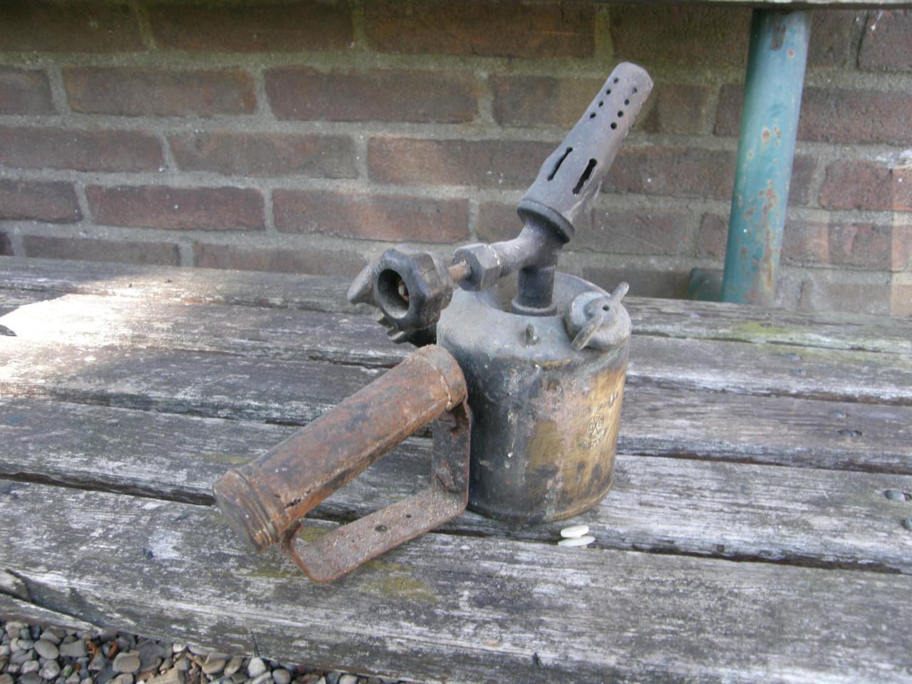 Koperen brander