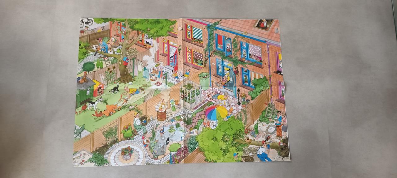 Jan van hasteren 3 in 1 puzzel met poster