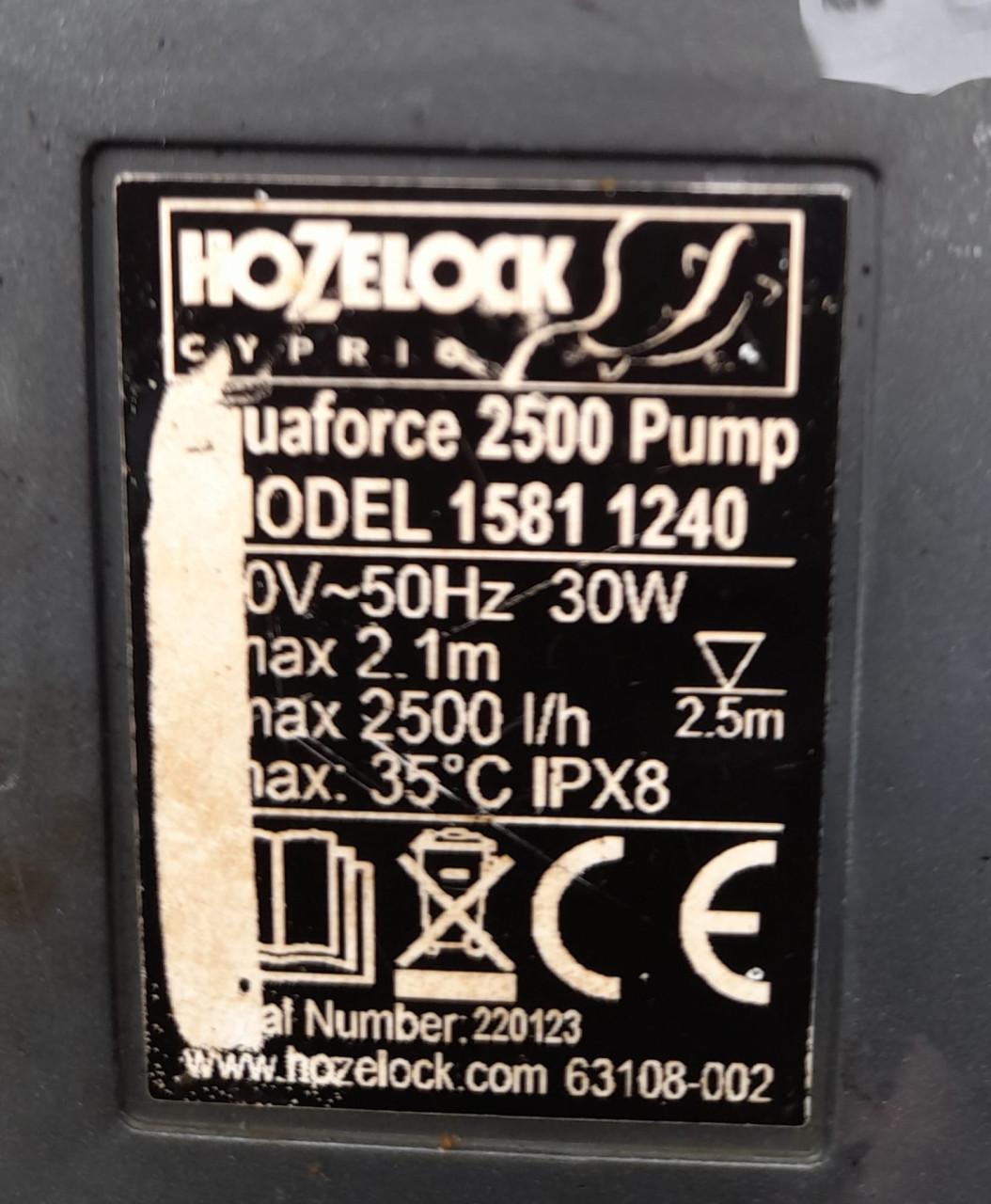 Vijverpomp Hozelock Aquaforce 2500