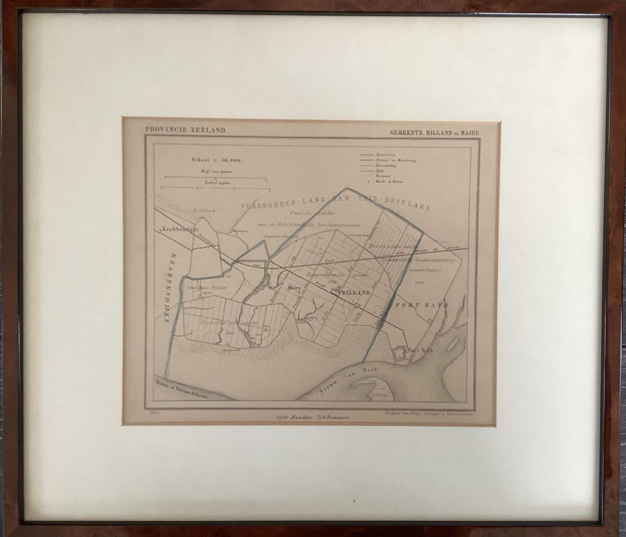 Kaart Philippine en kaart Rilland (Kuijper/Suringar).