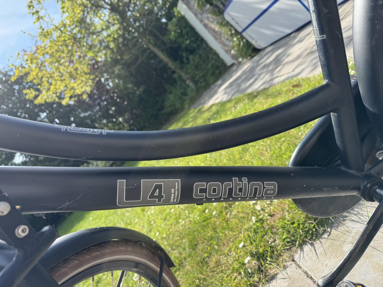 Tweedehands Cortina meisjesfiets zwart